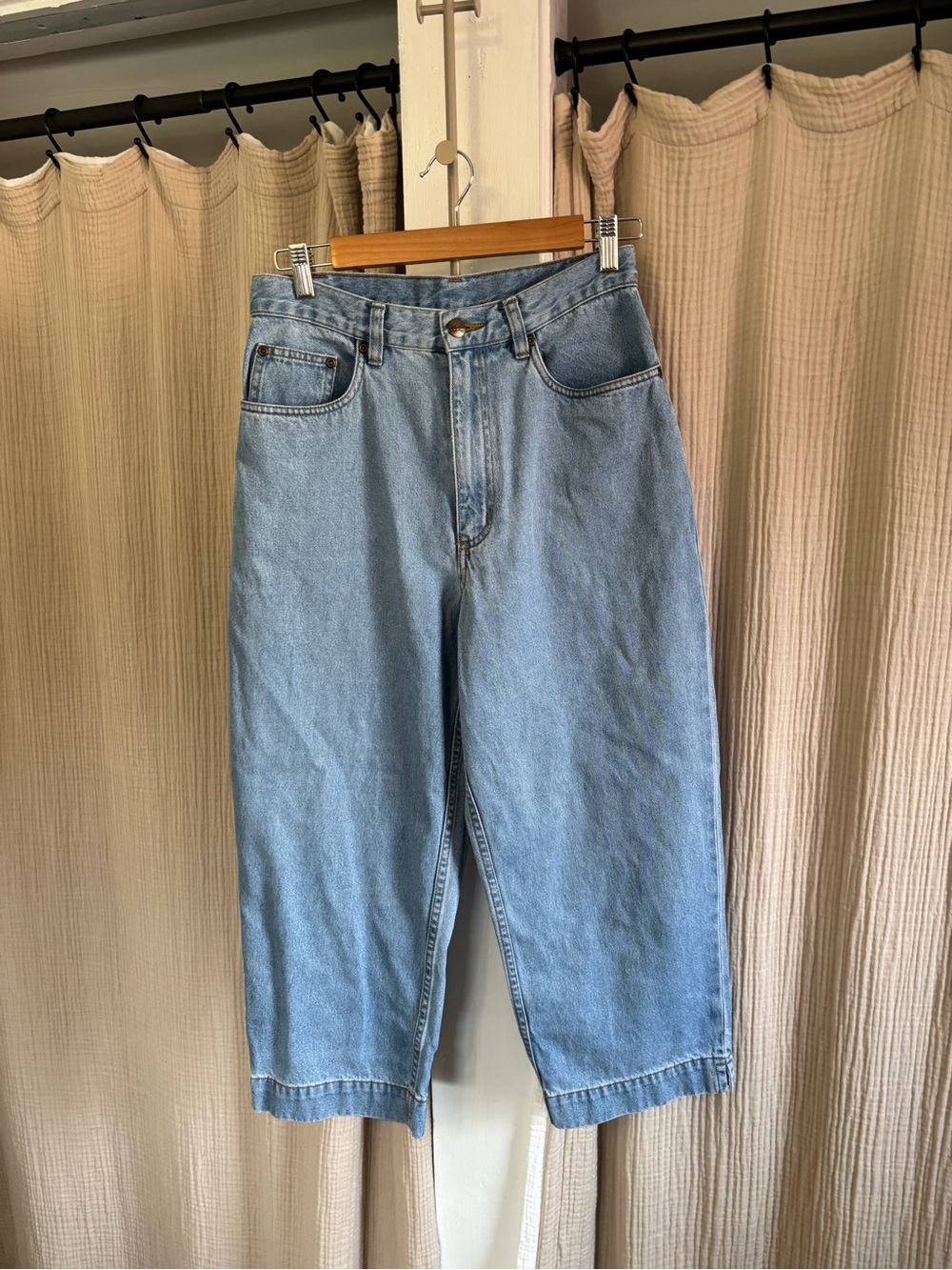 Vintage L.L. Bean Wide Leg Cropped Jean- 10